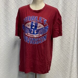 Harley-Davidson size XL Burgundy Heritage horse Bowling Green Kentucky HD 2012